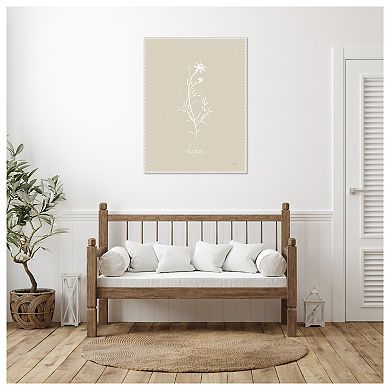 Delicate Wildflowers I By Katrina Pete Framed Canvas Wall Art Print