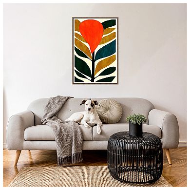 Abstract Flower No.3 By Bo Anderson Framed Canvas Wall Art Print