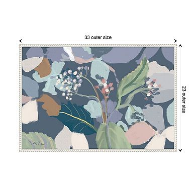 Floral Print By Robin Maria Framed Canvas Wall Art Print