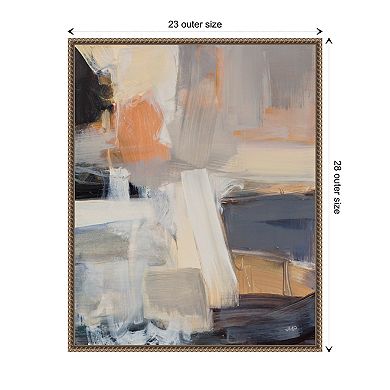 Beale Street Abstract I By Julia Purinton Framed Canvas Wall Art Print