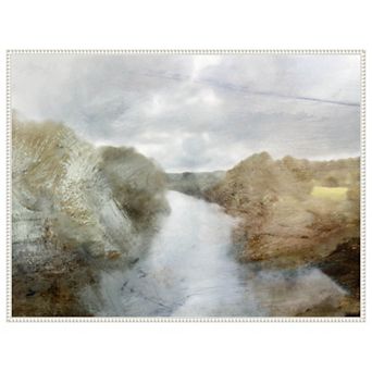 Forest River By Dan Hobday Framed Canvas Wall Art Print