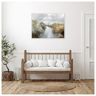 Forest River By Dan Hobday Framed Canvas Wall Art Print