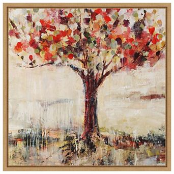 Candy Tree By Jodi Maas Framed Canvas Wall Art Print