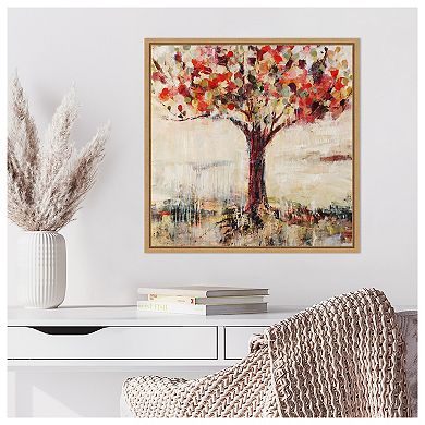 Candy Tree By Jodi Maas Framed Canvas Wall Art Print