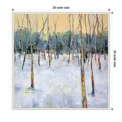Forest By Sally Hootnick Framed Canvas Wall Art Print