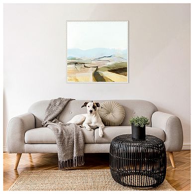 Countryview By Dan Hobday Framed Canvas Wall Art Print