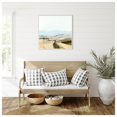 Countryview By Dan Hobday Framed Canvas Wall Art Print