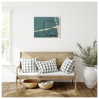 Different Strokes Ii By Dan Meneely Framed Canvas Wall Art Print