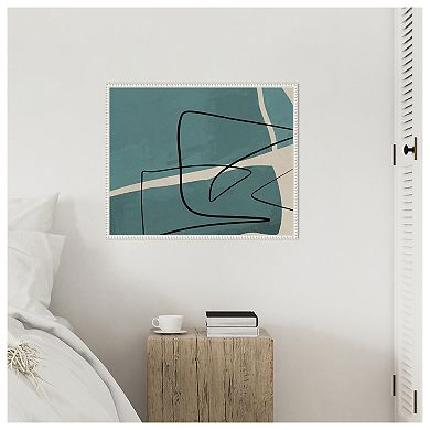 Different Strokes Ii By Dan Meneely Framed Canvas Wall Art Print