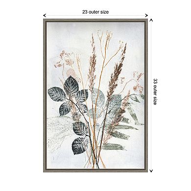 Bouquet 2 Natural By Pernille Folcarelli Framed Canvas Wall Art Print