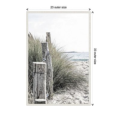 Coastal Beach V By Incado Framed Canvas Wall Art Print