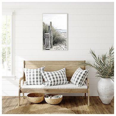Coastal Beach V By Incado Framed Canvas Wall Art Print