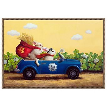 Family Drive By Lucia Heffernan Framed Canvas Wall Art Print