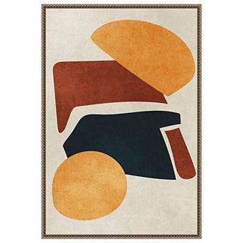 Earth Tone By Incado Framed Canvas Wall Art Print