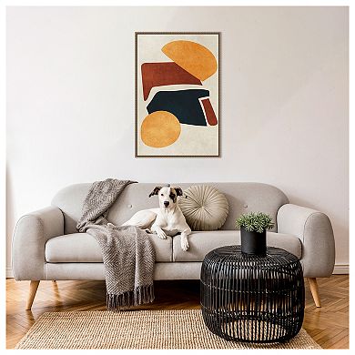 Earth Tone By Incado Framed Canvas Wall Art Print