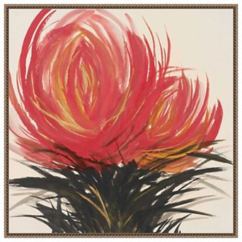 Clover Blossom Ii By Llc Urban Pearl Collection Framed Canvas Wall Art Print