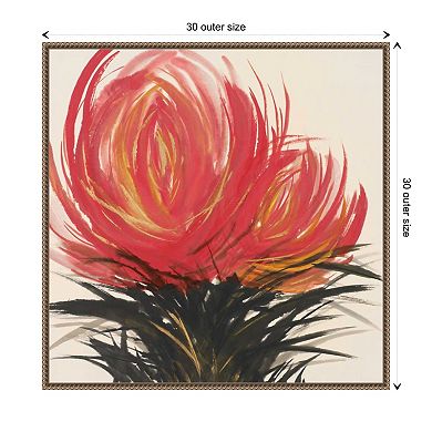 Clover Blossom Ii By Llc Urban Pearl Collection Framed Canvas Wall Art Print