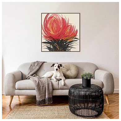 Clover Blossom Ii By Llc Urban Pearl Collection Framed Canvas Wall Art Print