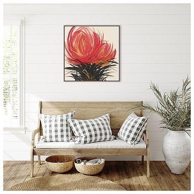 Clover Blossom Ii By Llc Urban Pearl Collection Framed Canvas Wall Art Print