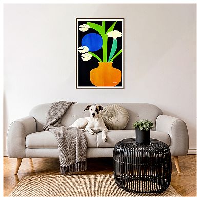 Berlin Blooms By Bo Anderson Framed Canvas Wall Art Print