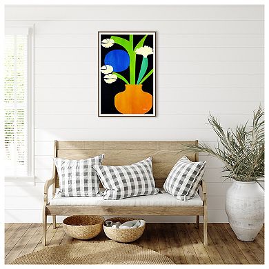 Berlin Blooms By Bo Anderson Framed Canvas Wall Art Print