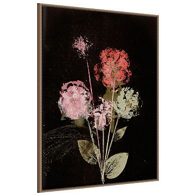 Bouquet 1 Dark By Pernille Folcarelli Framed Canvas Wall Art Print