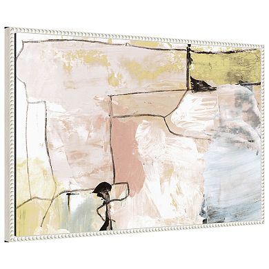 Abstract Pastels By Dan Hobday Framed Canvas Wall Art Print