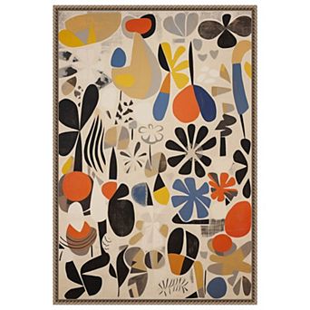 Botanical Selection By Treechild Framed Canvas Wall Art Print