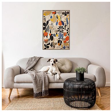 Botanical Selection By Treechild Framed Canvas Wall Art Print