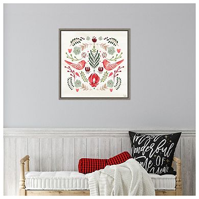 Festive Season Iii By Dina June Framed Canvas Wall Art Print