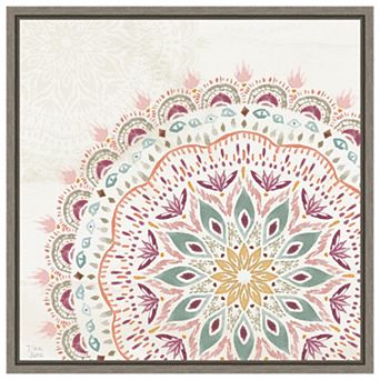 Boho Garden Ix By Dina June Framed Canvas Wall Art Print