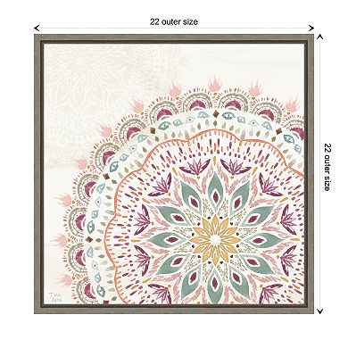 Boho Garden Ix By Dina June Framed Canvas Wall Art Print