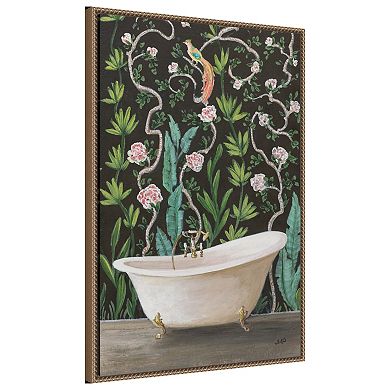 Botanical Bath Ii By Julia Purinton Framed Canvas Wall Art Print