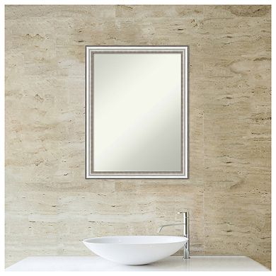 Salon Narrow Non-beveled Bathroom Wall Mirror