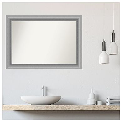 Peak Polished Non-beveled Bathroom Wall Mirror