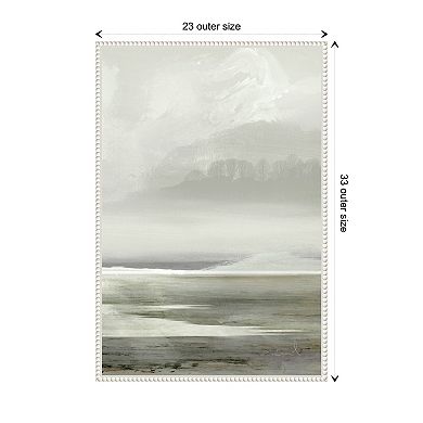 Lakes No2 By Dan Hobday Framed Canvas Wall Art Print