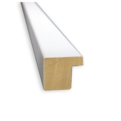 Svelte Non-beveled Wood Bathroom Wall Mirror