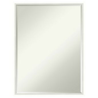 Lucie Petite Bevel Wood Bathroom Wall Mirror