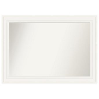 Ridge Non-beveled Bathroom Wall Mirror