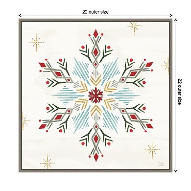 Winter Moment Xii By Dina June Framed Canvas Wall Art Print