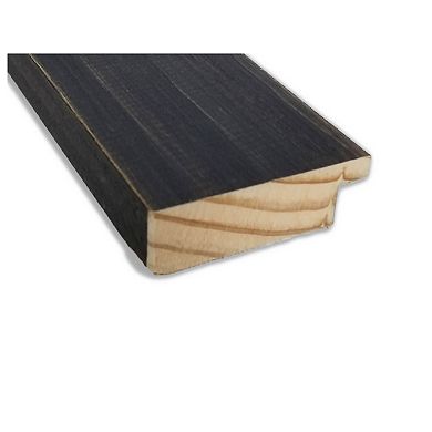 Shiplap Navy Non-beveled Wood Bathroom Wall Mirror