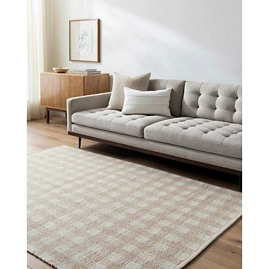 Jamaris Solid And Border Area Rug