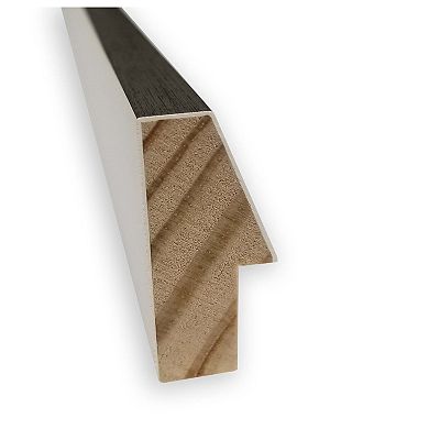 Lucie Non-beveled Wood Bathroom Wall Mirror