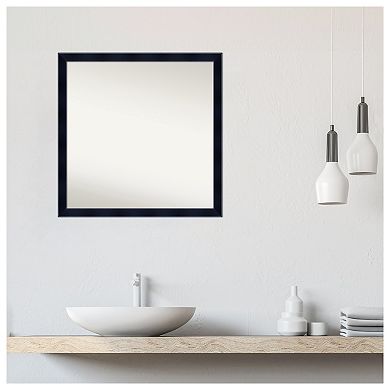 Madison Non-beveled Wood Bathroom Wall Mirror