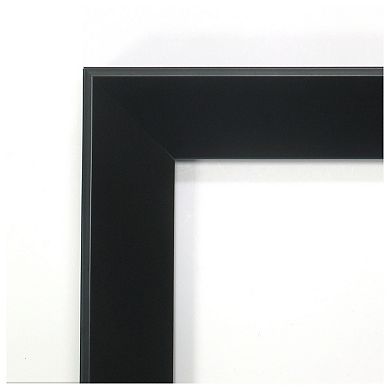 Madison Non-beveled Wood Bathroom Wall Mirror