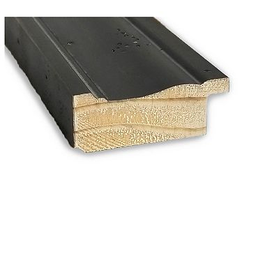 Rustic Pine Narrow Non-beveled Wood Bathroom Wall Mirror