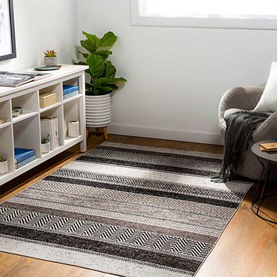 Sandborn Modern Washable Area Rug