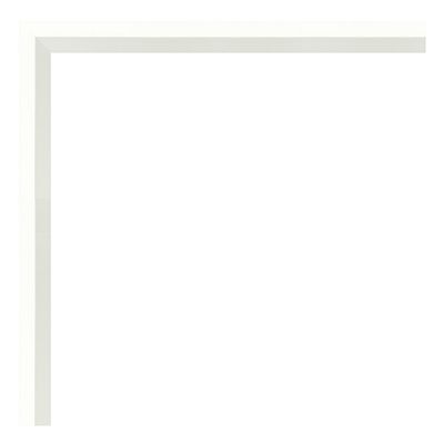 Lucie Non-beveled Wood Bathroom Wall Mirror