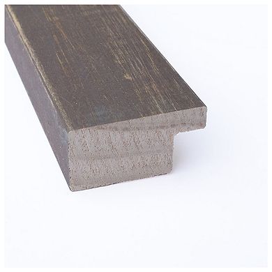 Whiskey Rustic Non-beveled Wood Bathroom Wall Mirror