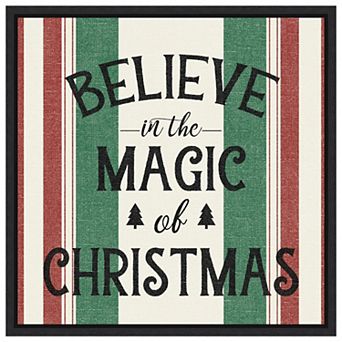 Heartland Holiday Iv Green By Wild Apple Portfolio Framed Canvas Wall Art Print